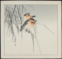Two Birds on Reeds, pre-1912
